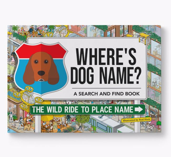 Personalised Dog Book - Where's Your Dog - Wild Ride